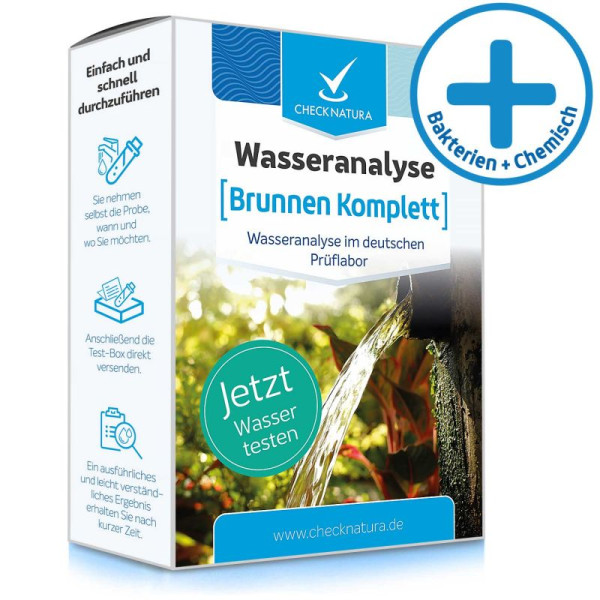 Brunnenwasser-Analyse - Komplett